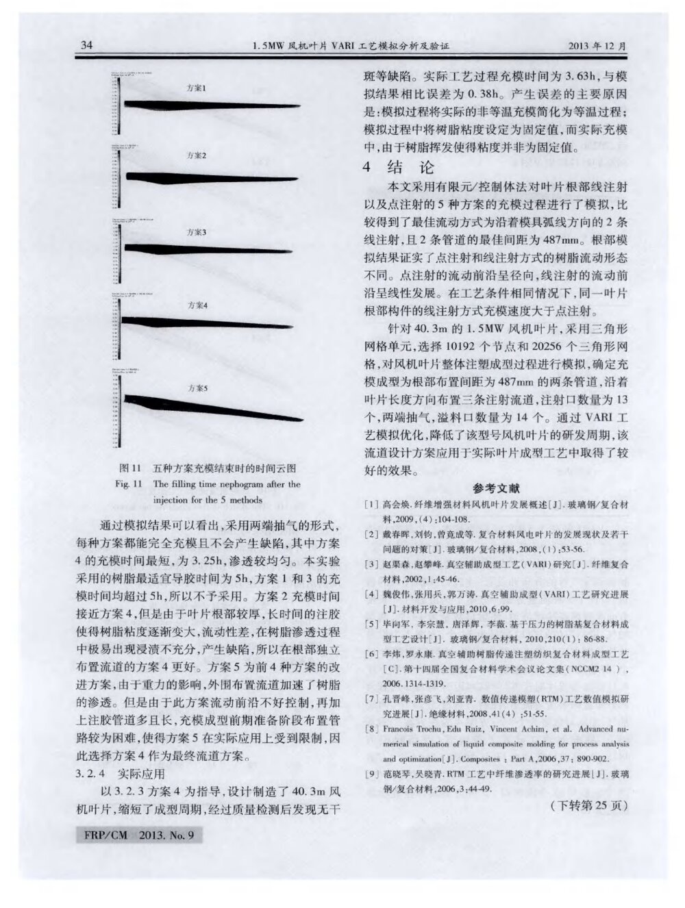 1.5MW风机叶片VARI工艺模拟分析及验证5