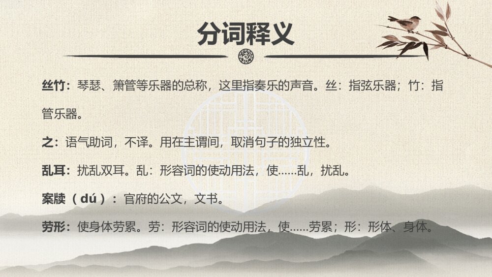 初中语文七年级《陋室铭》教学PPT课件9