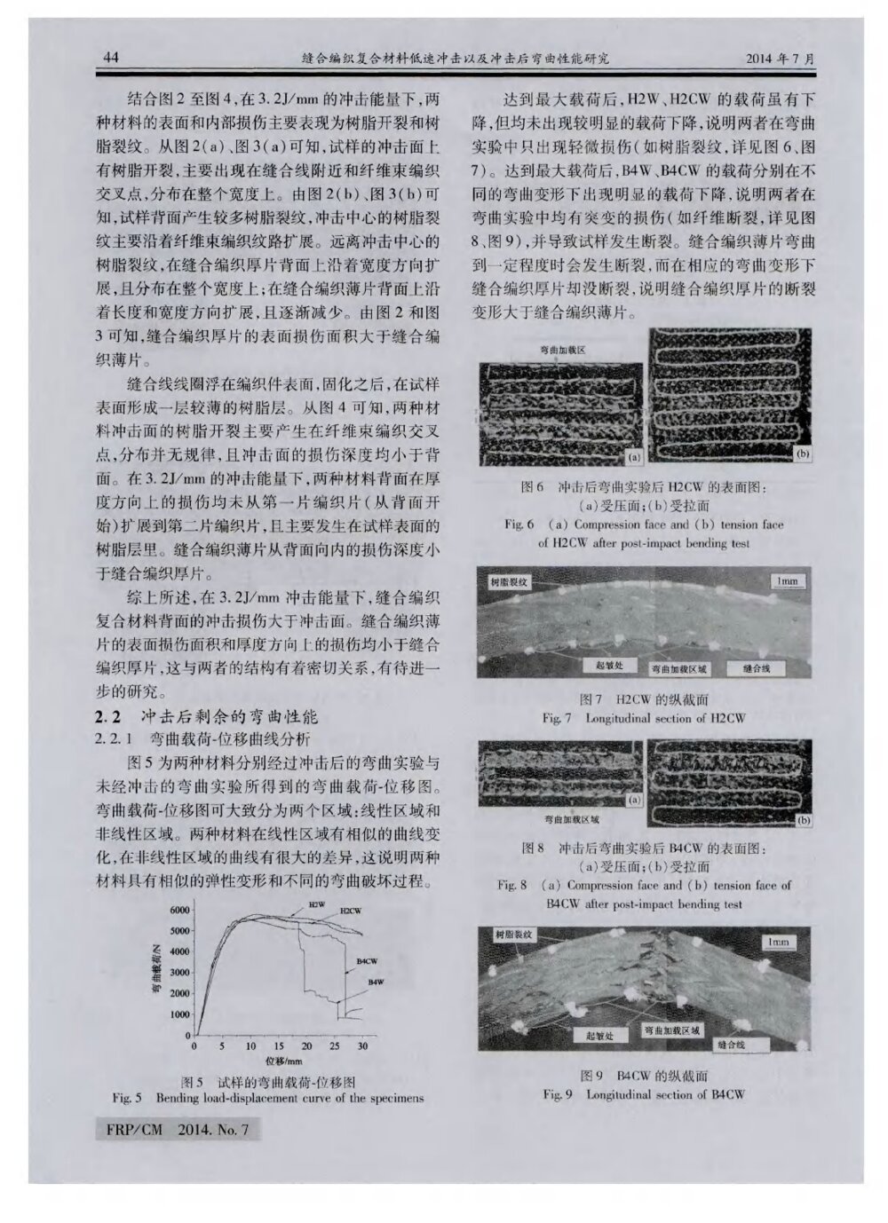 缝合编织复合材料低速冲击以及冲击后弯曲性能研究3