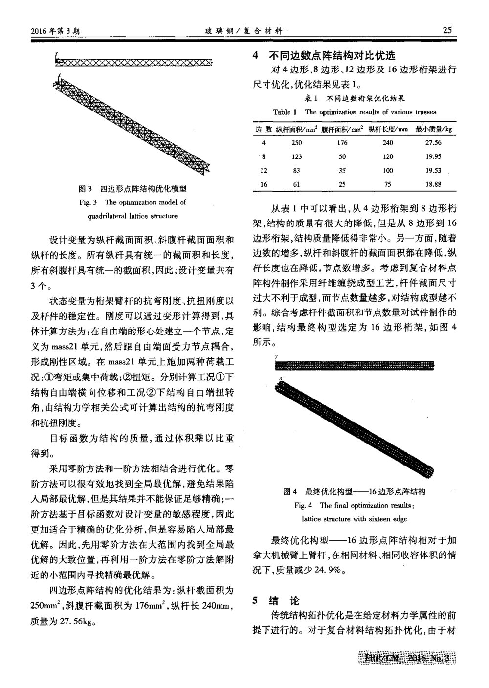 复合材料点阵结构优化设计3