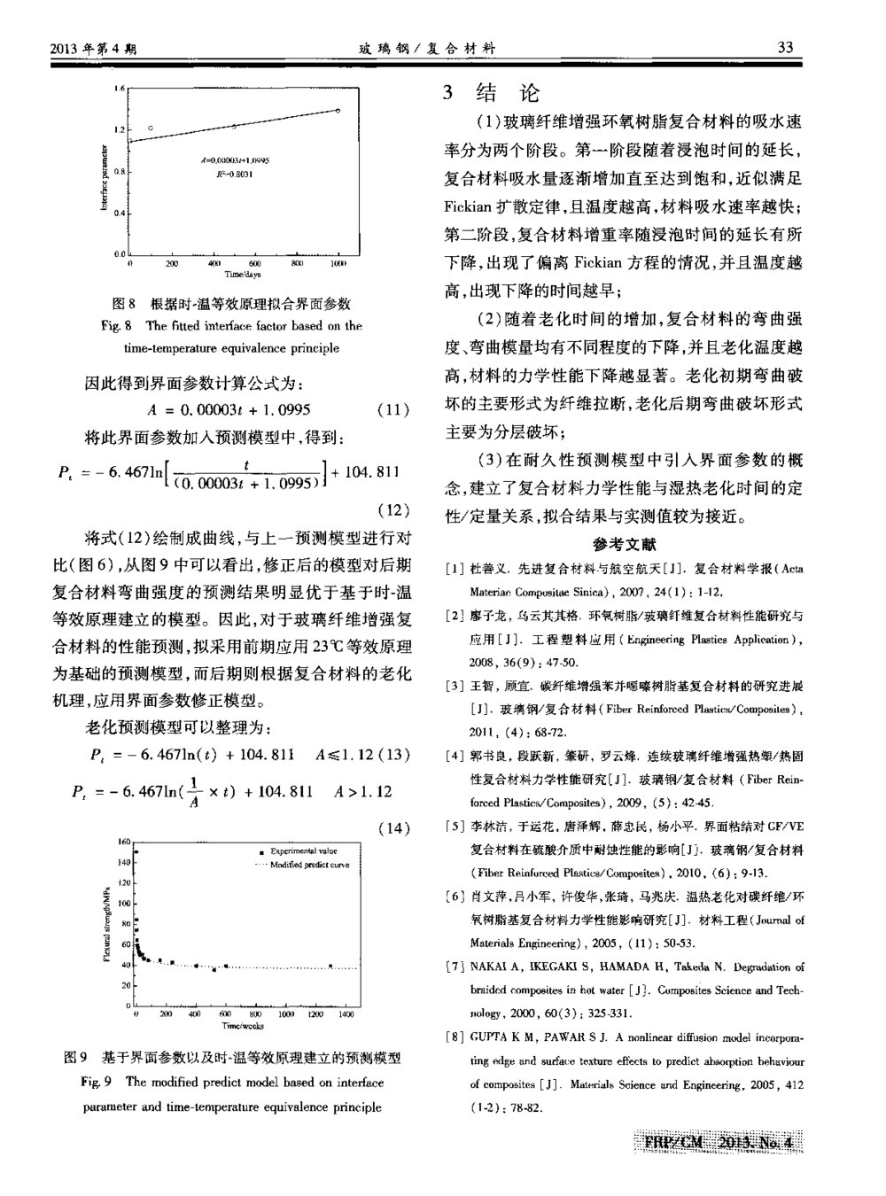 复合材料湿热老化行为研究及其耐久性预测6