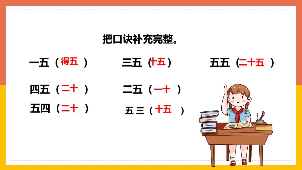 数学《表内乘法练习十》二年级上册PPT课件3