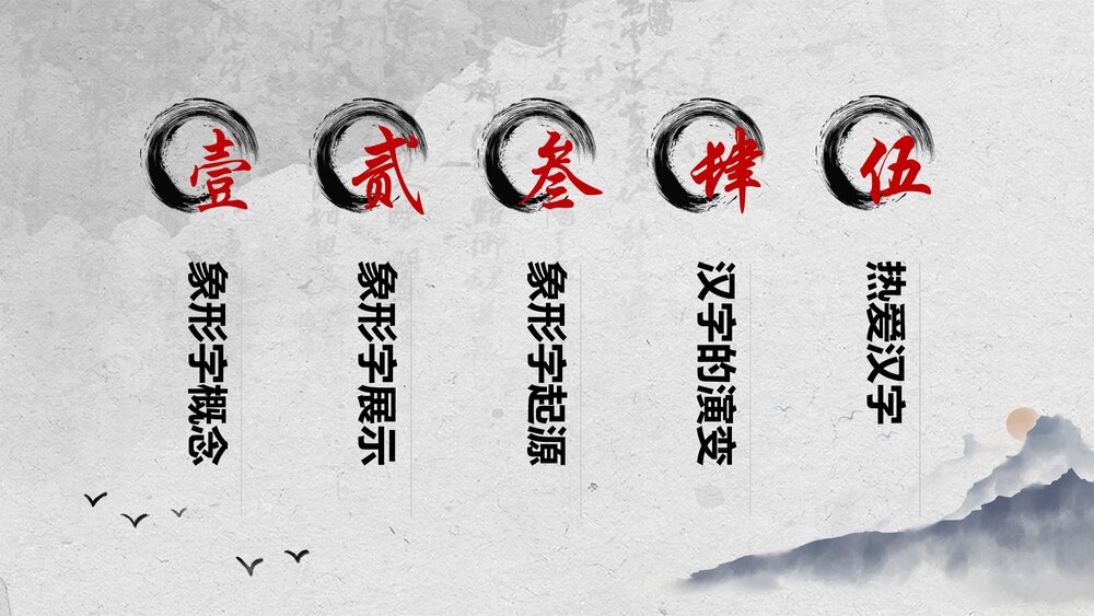古风《有趣的象形字》一年级上专题讲解PPT课件2